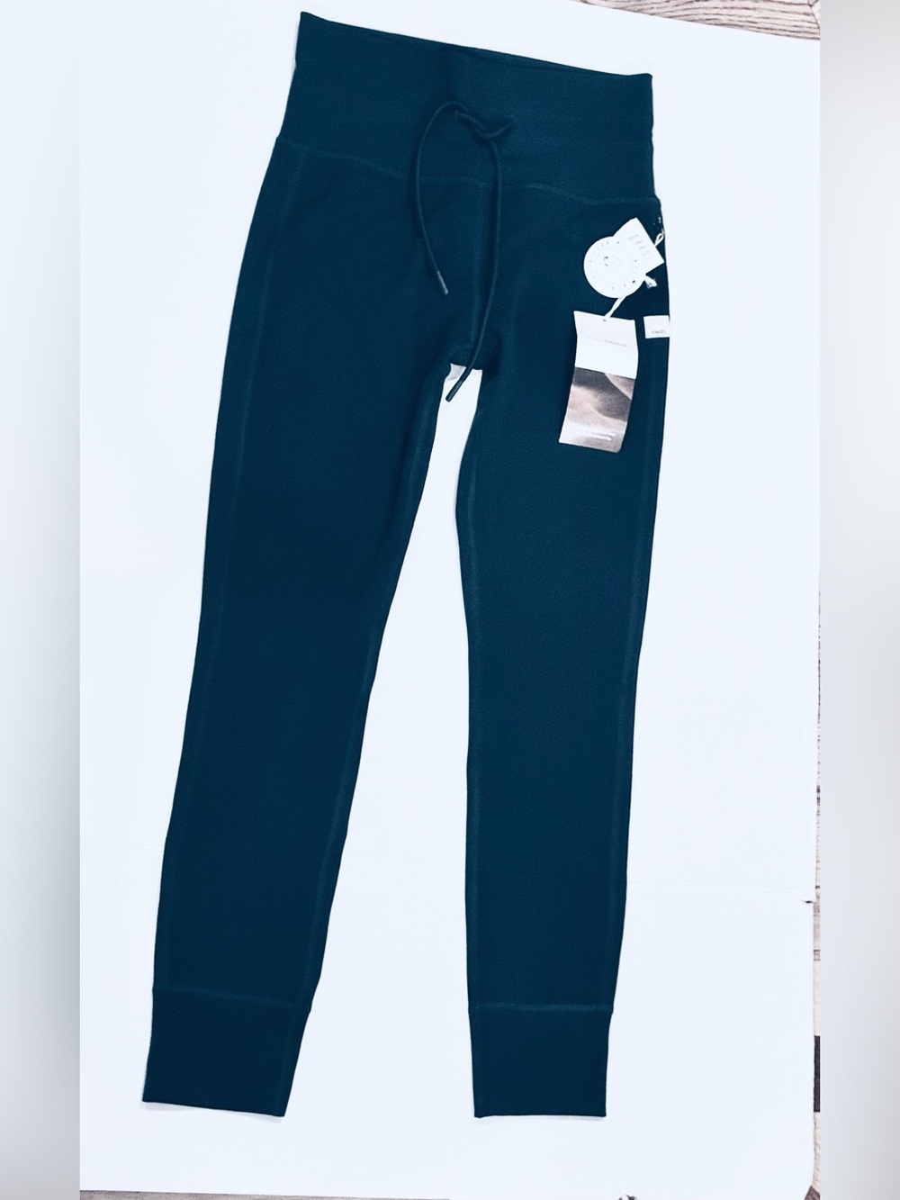 NWT Vuori Daily Legging Ink Blue Drawstring 7/8 High Rise Pocket Small - Picture 7 of 12